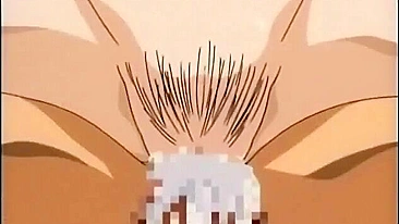 Busty Hentai Foursome Fucked and Cummed, featuring busty women and intense hentai action.