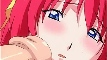 Caught Redhead Anime Hard Fucked by Shemale's Big Cock
