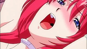 Caught Redhead Anime Hard Fucked by Shemale's Big Cock