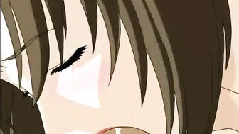 Busty Hentai Sucking Hard Big Cock