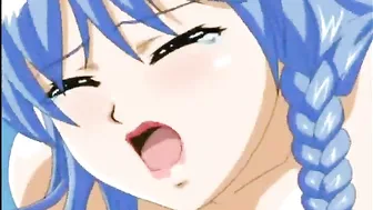 Ass-Plugged Bondage Hentai Fucks Pussy with Vibrator