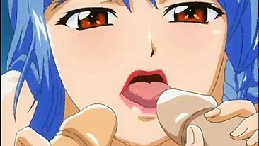 Ass-Plugged Bondage Hentai Fucks Pussy with Vibrator