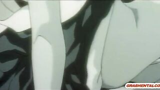 Busty Anime Girl's Solo Pleasure in Hentai