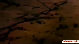 Maid Anime Caught and Drilled by Monster