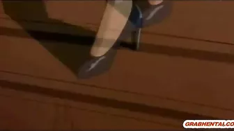 Maid Anime Caught and Drilled by Monster