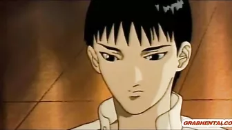 Maid Anime Caught and Drilled by Monster