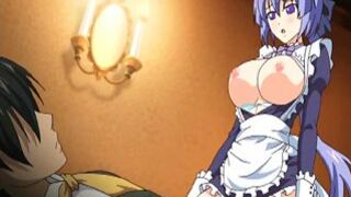 Busty Hentai Maid Gets Fucked by her Master's Dick