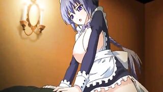 Busty Hentai Maid Gets Fucked by her Master's Dick