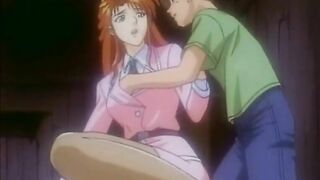 Anime Coed Tied and Poked from Behind by Pervert