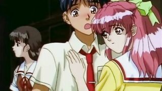 Anime Coed Tied and Poked from Behind by Pervert