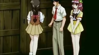 Anime Coed Tied and Poked from Behind by Pervert