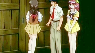 Anime Coed Tied and Poked from Behind by Pervert