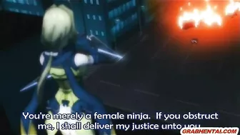 Busty Anime Gets Hardcore Fucked by Monstrous Creature