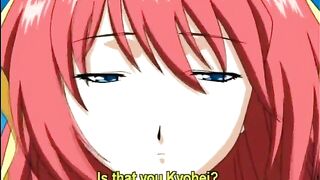 Redhead Anime Sex Toy Penetrated by Tentacles