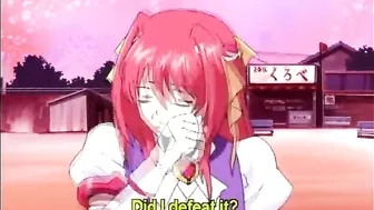 Redhead Anime Sex Toy Penetrated by Tentacles