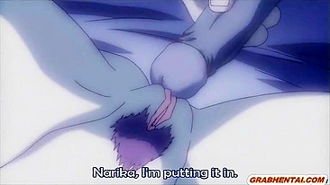 Anime Licking and Hard Poke, Cute Japanese Hentai