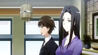 Bound Japanese Anime Bigboobed Lesbian Dildoing Wet Pussy