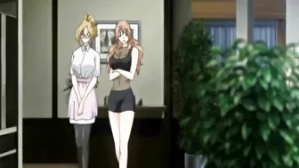 Bound Japanese Anime Bigboobed Lesbian Dildoing Wet Pussy