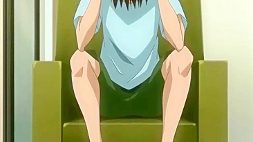 Bound Japanese Anime Bigboobed Lesbian Dildoing Wet Pussy