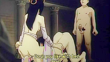 Anime Princess's Threesome Fucking Heat