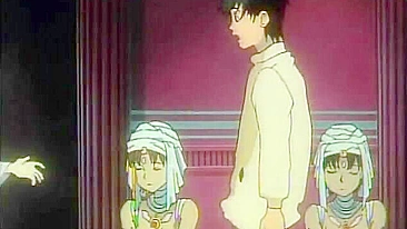 Anime Princess's Threesome Fucking Heat