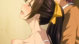 Anime Coed Gets Banged Hard by Her Big Tits