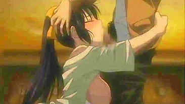 Anime Coed Gets Banged Hard by Her Big Tits