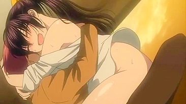 Anime Coed Gets Banged Hard by Her Big Tits