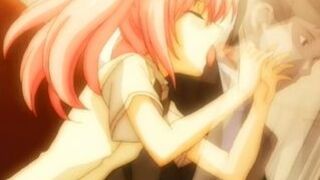 Schoolgirl Anime Cutie Sucks Dick and Face Splashes Cum