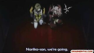 Schoolgirl Anime Cutie Sucks Dick and Face Splashes Cum