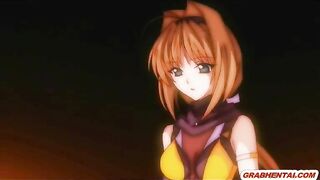 Schoolgirl Anime Cutie Sucks Dick and Face Splashes Cum