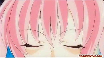 Schoolgirl Anime Cutie Sucks Dick and Face Splashes Cum