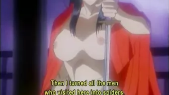 Busty Japanese Anime Gets Squeezed and Drilled by Tentacle Monster