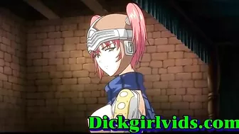 Shemale Gets Intense Oral in Cute Anime Hentai Fuck Scene