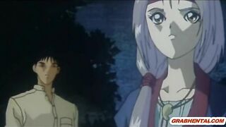 Japanese Anime Babe Sucks Stiff Cock