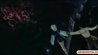 Japanese Anime Babe Sucks Stiff Cock