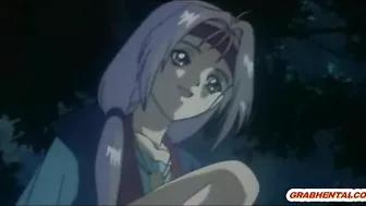 Japanese Anime Babe Sucks Stiff Cock