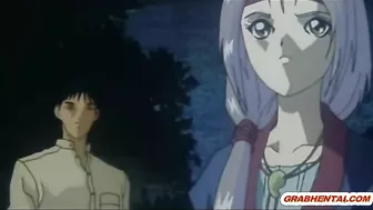 Japanese Anime Babe Sucks Stiff Cock