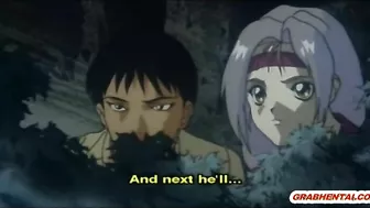 Japanese Anime Babe Sucks Stiff Cock