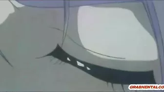 Japanese Anime Babe Sucks Stiff Cock