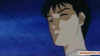 Japanese Anime Babe Sucks Stiff Cock