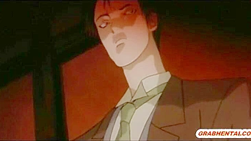 Japanese Anime Babe Sucks Stiff Cock