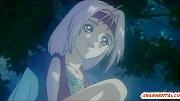 Japanese Anime Babe Sucks Stiff Cock