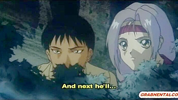 Japanese Anime Babe Sucks Stiff Cock