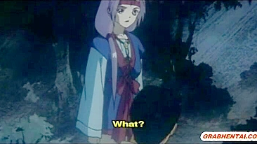 Japanese Anime Babe Sucks Stiff Cock