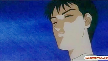 Japanese Anime Babe Sucks Stiff Cock