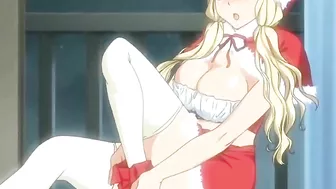Busty Anime Santa's Naughty Hardcore Poking and Cream Pie