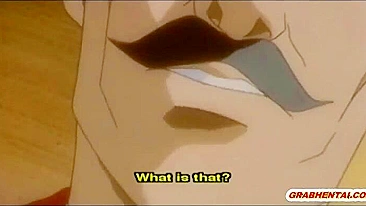 Japanese Anime Bondage Whore Gets Waxed and Hot Poked