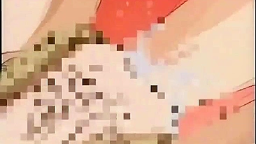 Sexy Bondage Hentai Gets Squeezed Tight and Dildoed Wet Pussy