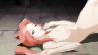 Hentai Fucked by Monster and Shemale Anime